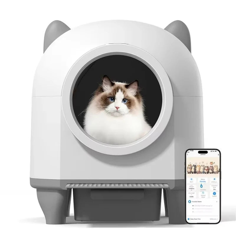 Automatic Self-Cleaning Cat Litter Box