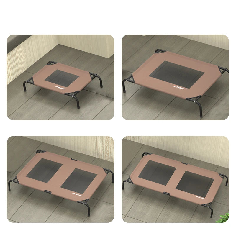 Foldable Waterproof Pet Bed – Portable Loft-Style Bed for Cats & Small Dogs