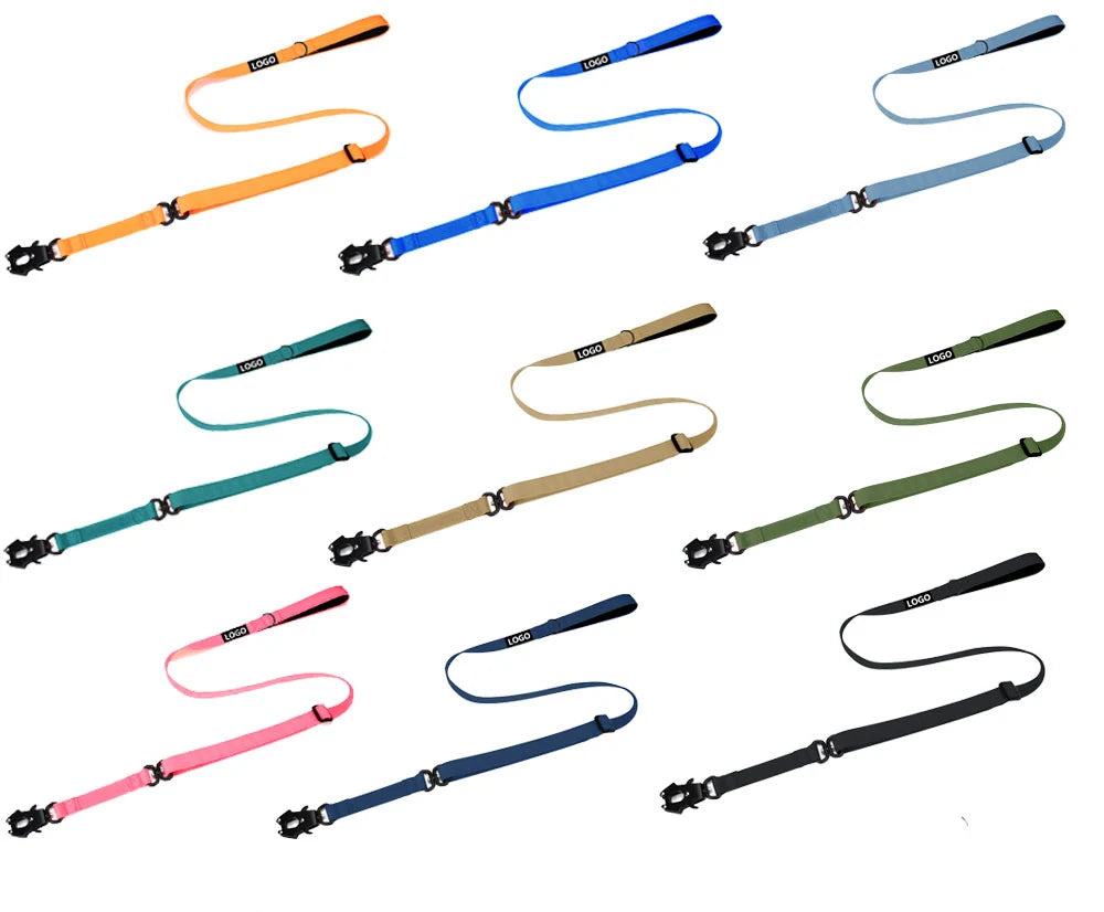 Adjustable Sports Dog Leash — 1000D Nylon, Zinc Alloy Buckle