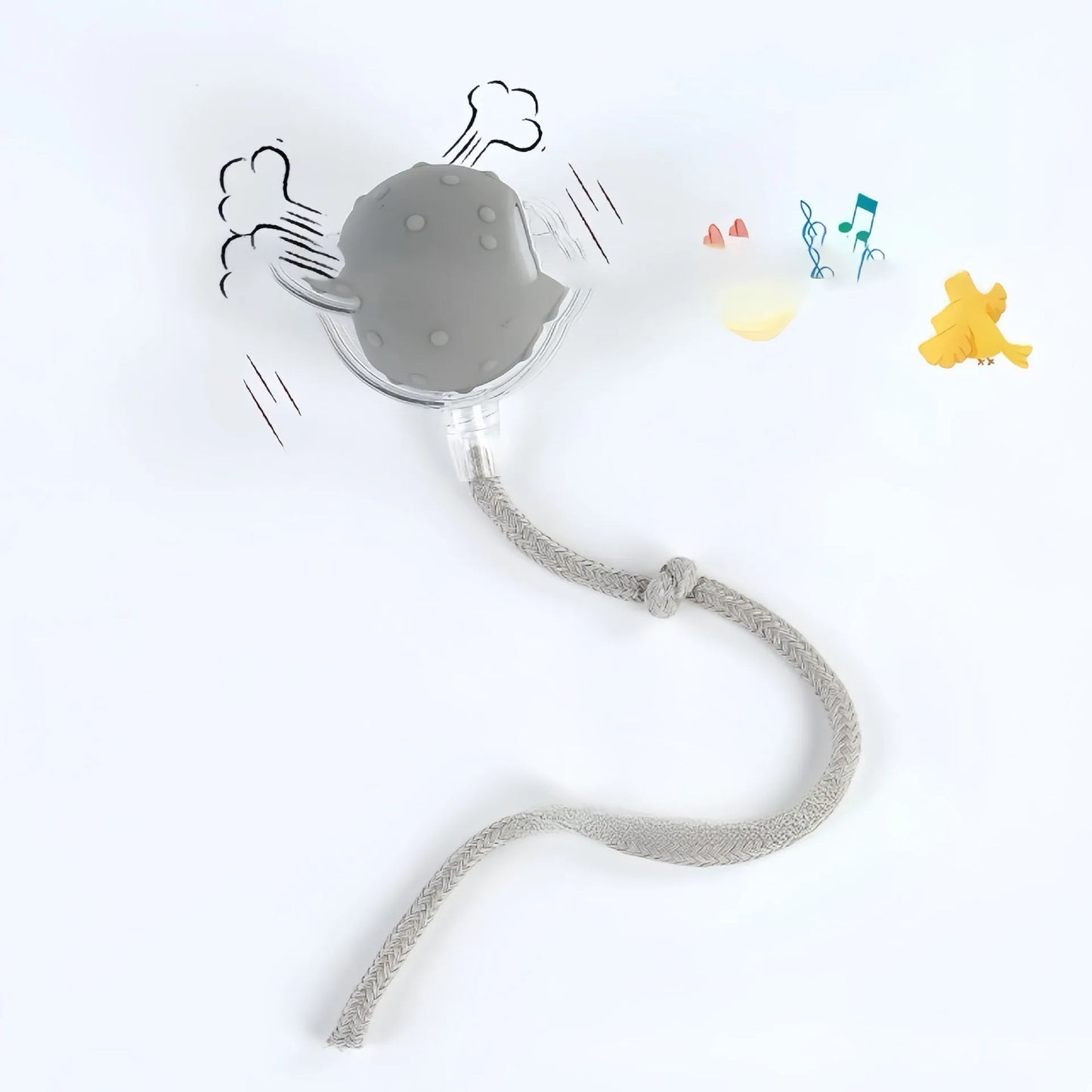 Wholesale Interactive Pet Toys Automatic Smart Dog Ball Toy Silicone Cat Rolling Ball Toy