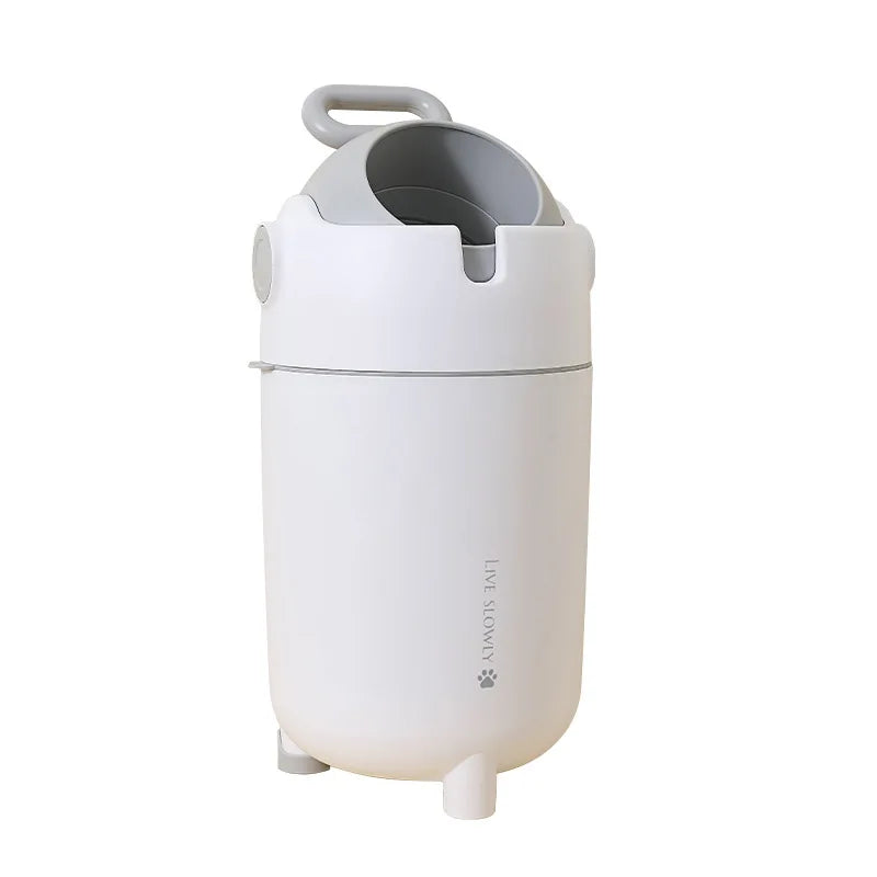 Pet Waste Trash Can with Foot Pedal