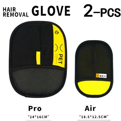 Electrostatic Pet Hair Remover Glove – Two-Way Brush for Cat & Dog Hair on Clothes, Furniture & Sofa
