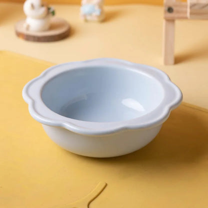 Cartoon Pet Bowl Cat Bowl Acrylic Stand Floral Ceramic Cat Bowl Neck Protection Cat Bowl Dog Food Bowl Cat Feeder  Pet Supplies
