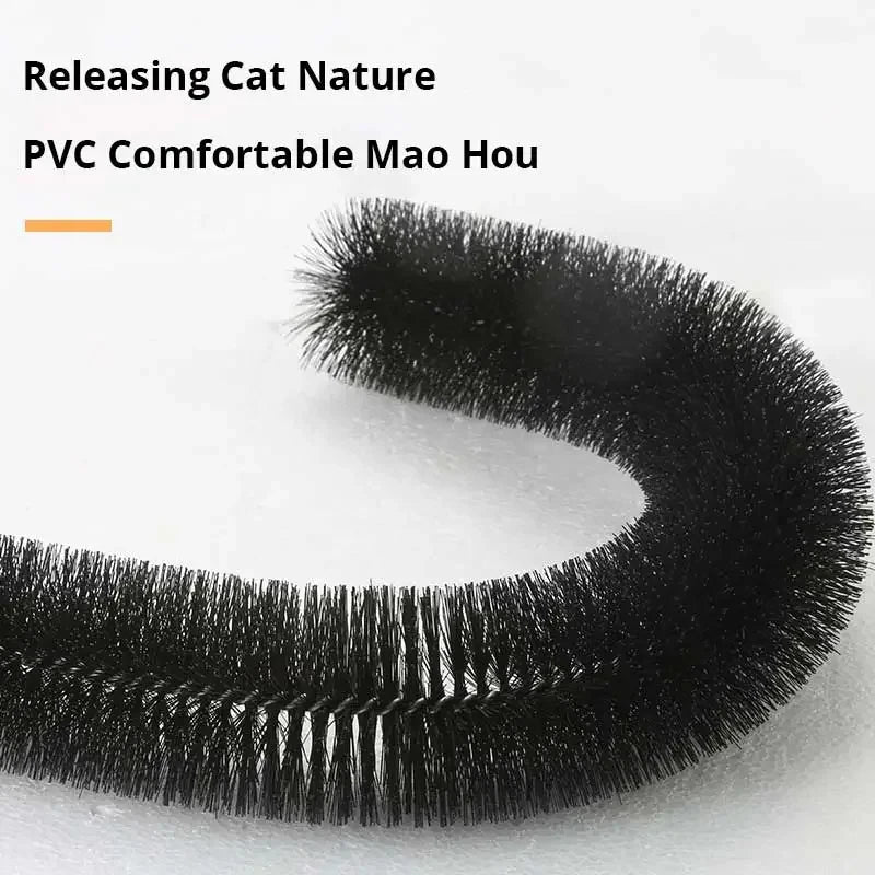 Cat Arch Self-Grooming Brush – Massage Rubbing Brush with Scratching Pad, Interactive Cat Toy for Hair Removal & Grooming