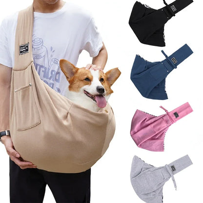 Outdoor Pet Crossbody Sling Carrier Bag – Portable Shoulder Bag for Cats, Small Dogs & Puppies, 7 Colors