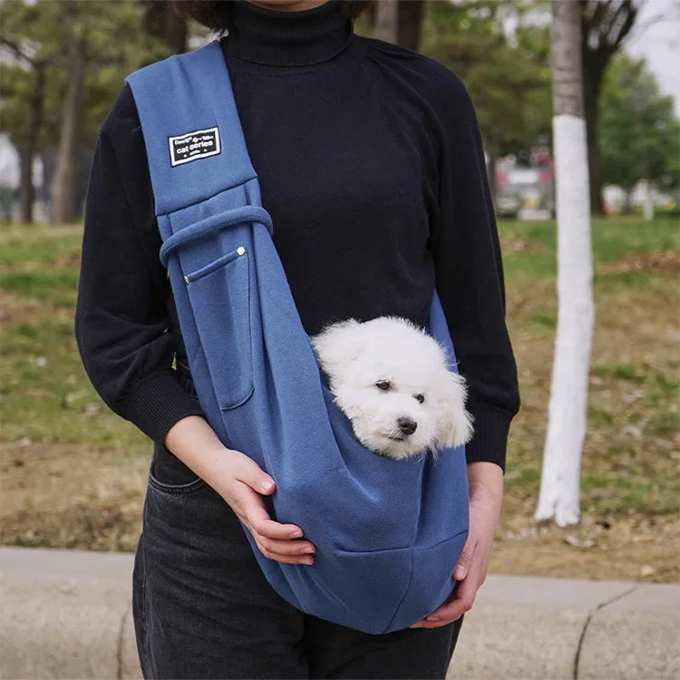 Outdoor Pet Crossbody Sling Carrier Bag – Portable Shoulder Bag for Cats, Small Dogs & Puppies, 7 Colors