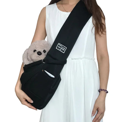Outdoor Pet Crossbody Sling Carrier Bag – Portable Shoulder Bag for Cats, Small Dogs & Puppies, 7 Colors