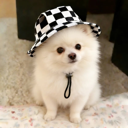 Cute Print Dog Hat for Small Medium Dogs Adjustable Pet Cap Puppy Pug Corgi Dachshund Hats mascotas perros Accessories