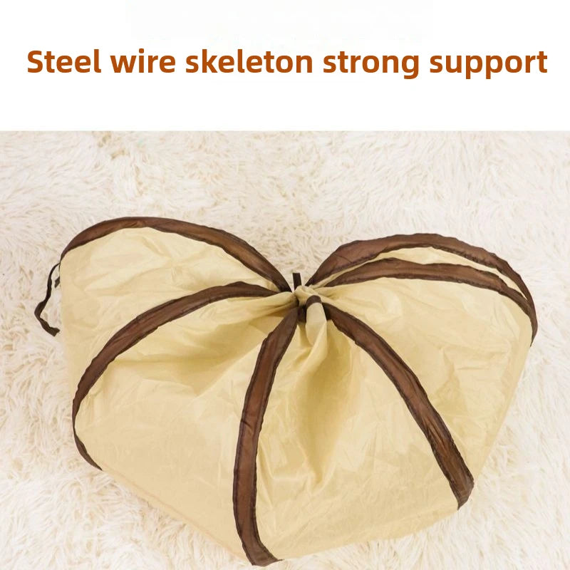 Foldable Cat Play Tunnel – Interactive Collapsible Tube Toy for Cats & Kittens, Multiple Shapes, Night Light Option