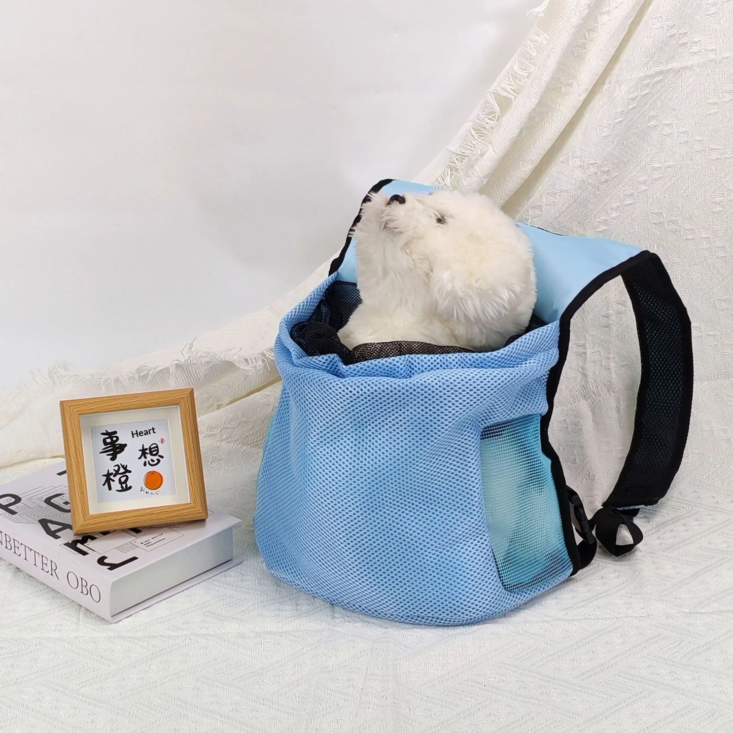 Oxford Material Pet Backpack Outdoor Portable Dog & Cat Carrier Folding Small Dog Bag Model 24