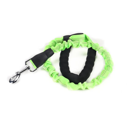 Elastic Bungee No-Pull Dog Leash | Soft Padded Handle Heavy Duty Nylon Training Lead