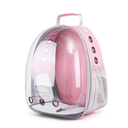 Adjustable Oxford Pet Backpack with Waterproof Design for Cats & Small Dogs-Lightweight & Portable 6.5kg Capacity