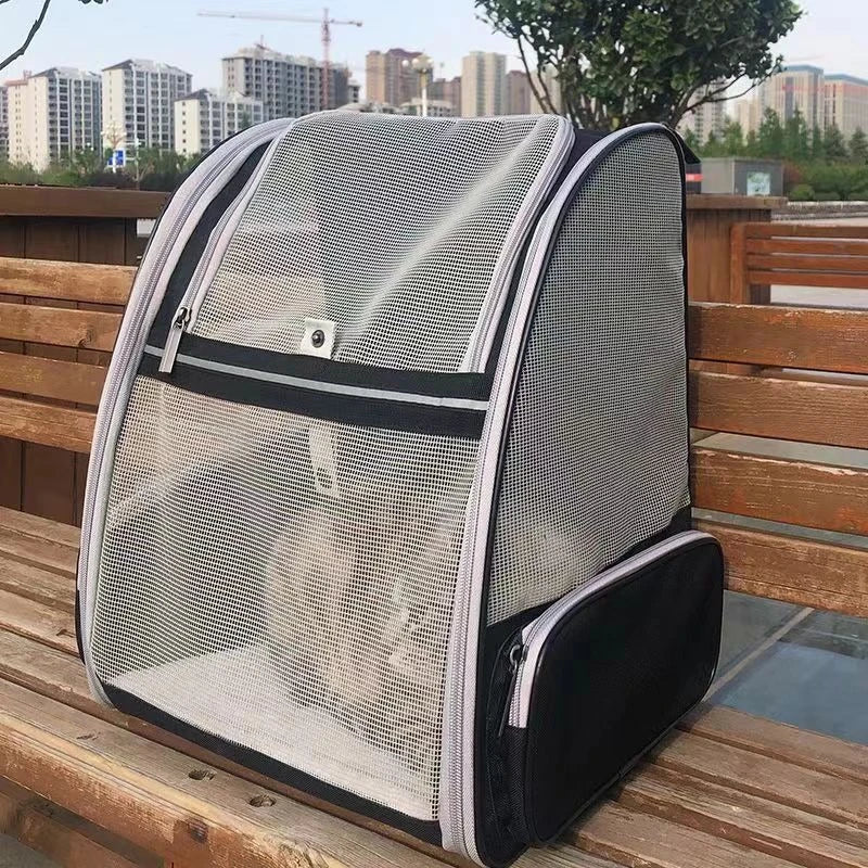 Cat Backpack Breathable Foldable Cat Bag Diaper Bag Portable Cat Travel Backpack Pet Backpack