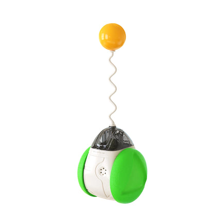 New Design Multi-function Pet Supplies Eco-friendly Cat Ball Toys Squeaky Balance Car Cat Toy Interactive Running Cat Catnip Toy