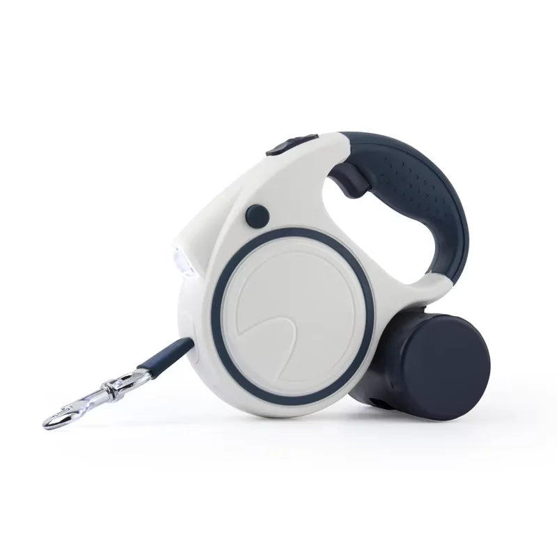 Retractable Dog Leash 5M/16ft — Tangle-Free Walking Lead with One-Button Lock