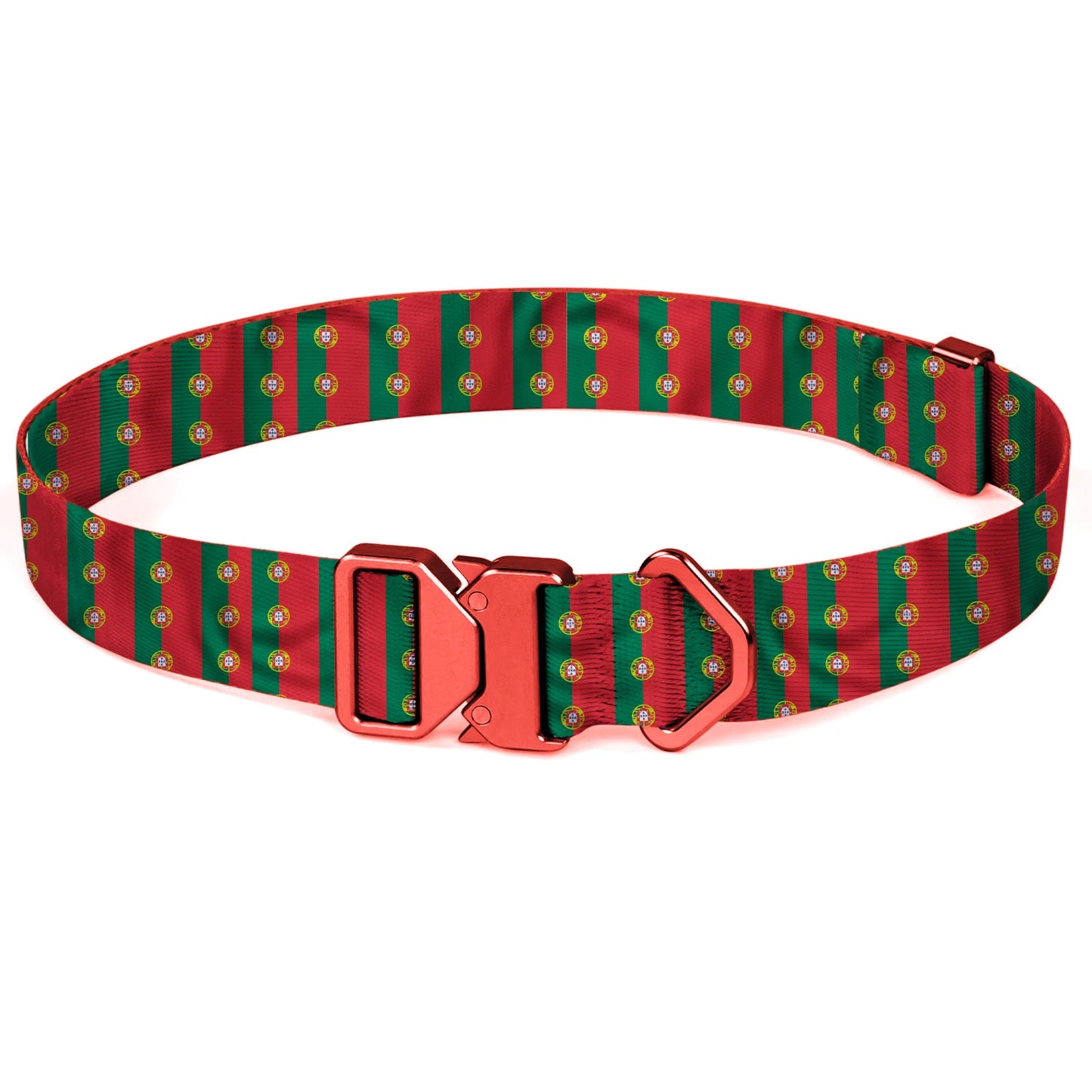 World Cup Flag Pattern Dog Collar – Adjustable Quick-Release Nylon Collar