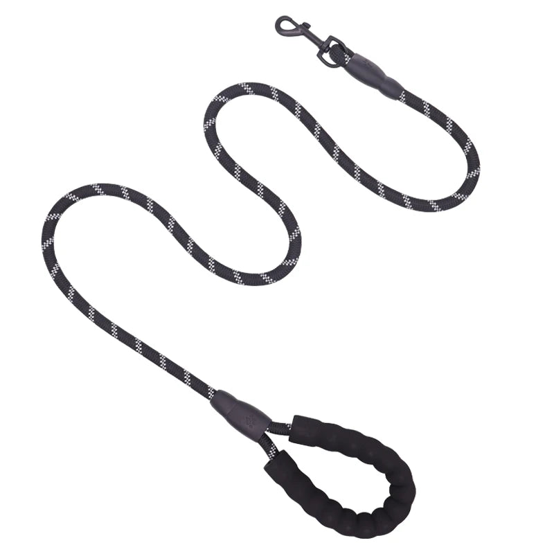 No-Pull Dog Leash | Reflective Soft Padded Nylon Training Lead