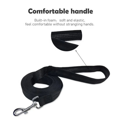 Long Dog Tracking Lead | 2.5cm Wide Heavy Duty Nylon Rope