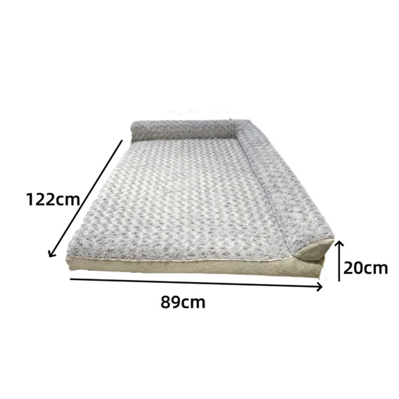 Rose Velvet Pet Mat | Soft Chew-Resistant Cat & Dog Bed for All Seasons
