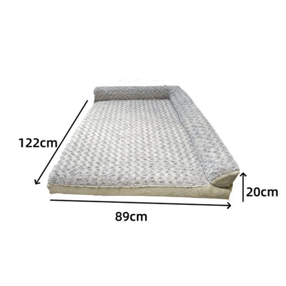 Rose Velvet Pet Mat – Soft Chew-Resistant Cat & Dog Bed for All Seasons
