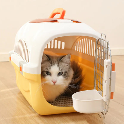 New 2025 Cat Cages Dog Carrier Box Outdoor Travel Air Transport Portable Box Pet Product for Puppy Kitten