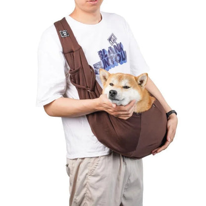 Crossbody Breathable Oxford Dog & Cat Folding Large-Capacity Portable Outdoor Pet Carrier