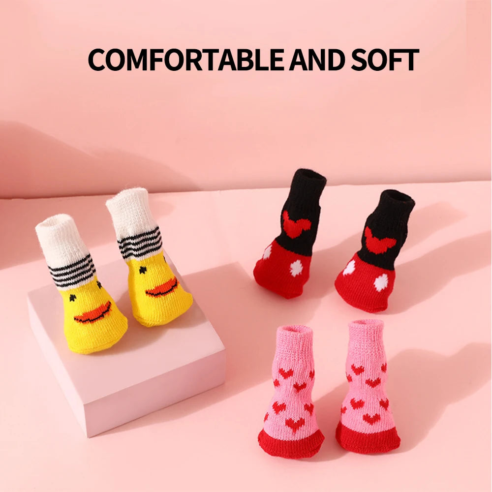 Print Non-Slip Pet Dog Socks | 6 Designs