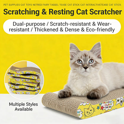 Corrugated Cardboard Cat Scratcher Pad