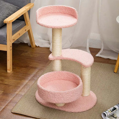 Cat Tree with Sisal Scratching Post , Climbing & Scratching Tower