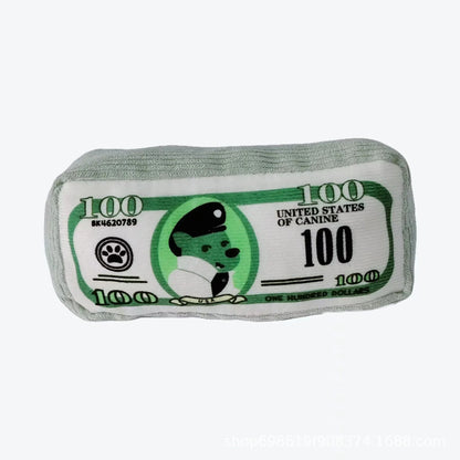 Squeaky Plush Pet Chew Toy with Crinkle Paper – Interactive Bite Toy
