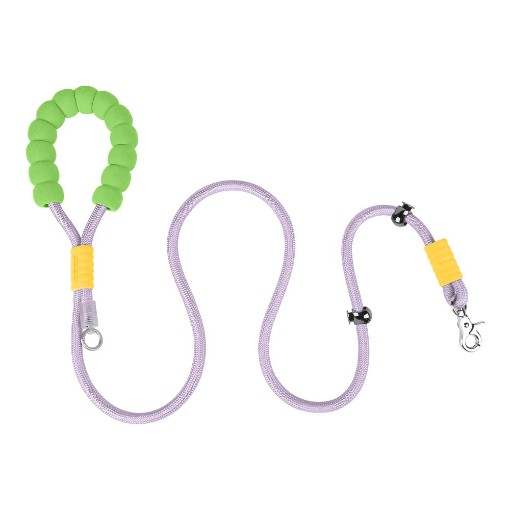 Anti-Shock No-Pull Nylon P-Chain Dog Leash — Reflective