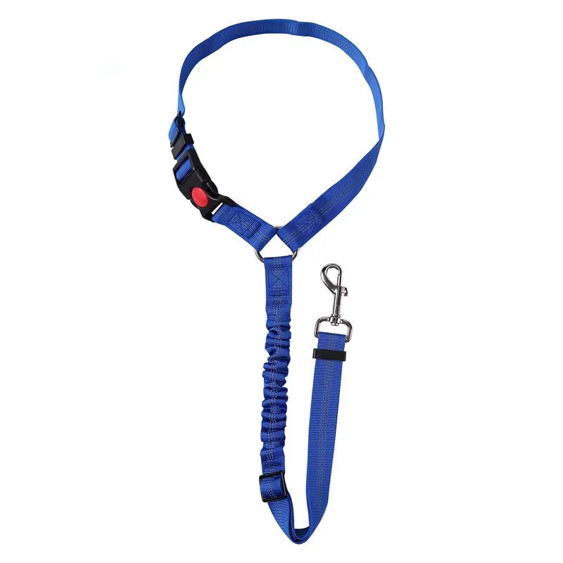 Adjustable Dog & Cat Car Seat Belt | Nylon Safety Lead for Vehicle