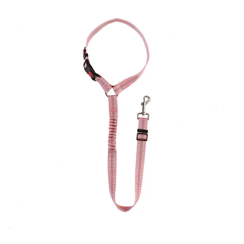 Adjustable Dog & Cat Car Seat Belt | Nylon Safety Lead for Vehicle