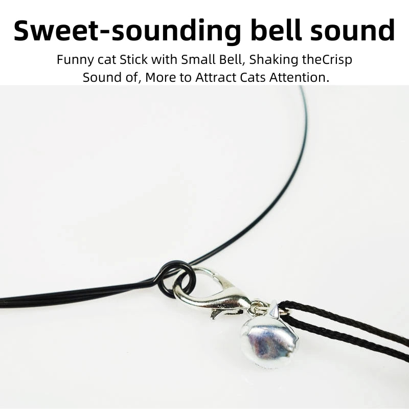 Suction Cup Cat Teaser Wand Suit | Feather Replacement Heads + 2 Sticks | 2 Bundle Options