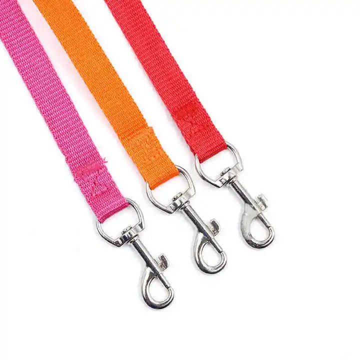 Colorful Nylon Dog Leash 150cm — Lightweight Fluorescent Walking Lead for Small Dogs
