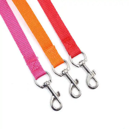 Colorful Nylon Dog Leash 150cm — Lightweight Fluorescent Walking Lead for Small Dogs