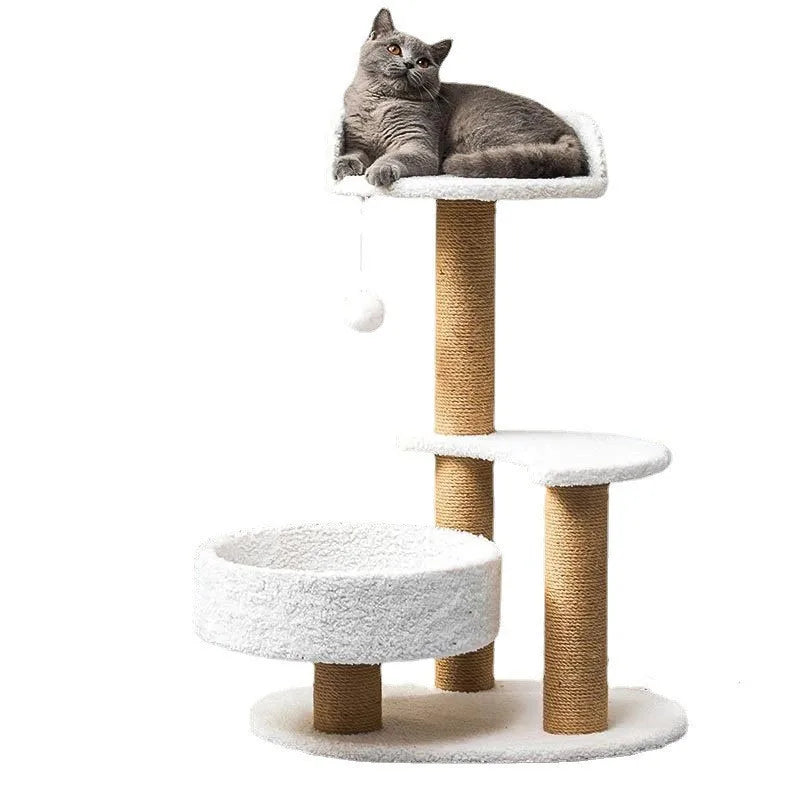 Cat Tree with Sisal Scratching Post , Climbing & Scratching Tower
