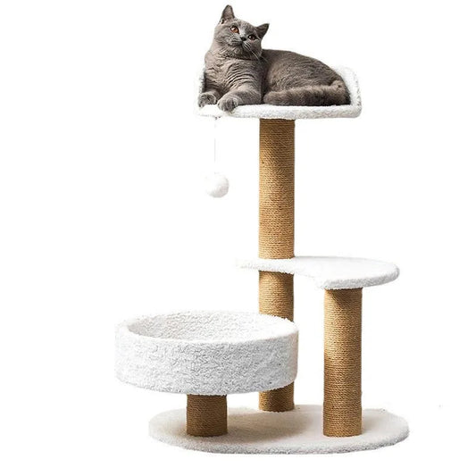 Cat Tree with Sisal Scratching Post , Climbing & Scratching Tower