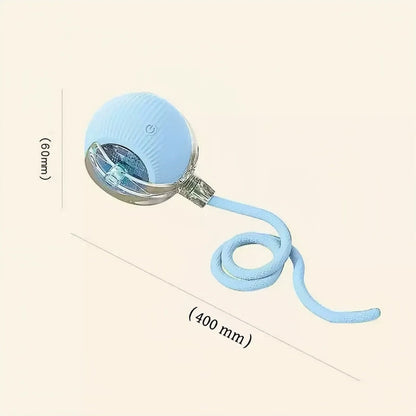 Smart Pet Dog Cat Toy Usb Chargeable Interactive Toy Ball Automatic Glowing  Cat Toy