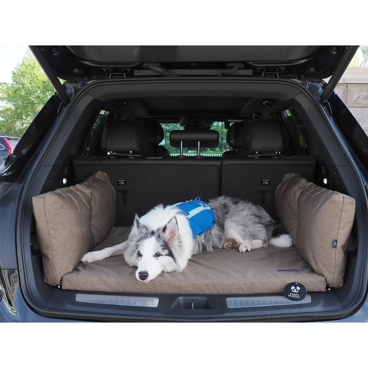 Waterproof Oxford Orthopedic Pet Mat | Car Trunk Protector & Travel Dog Bed