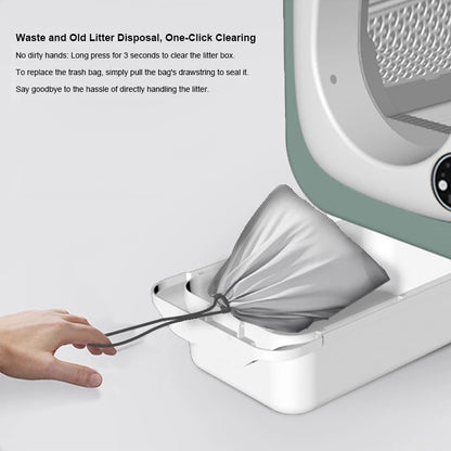 Smart Self-Cleaning Cat Litter Box with Camera & WiFi App