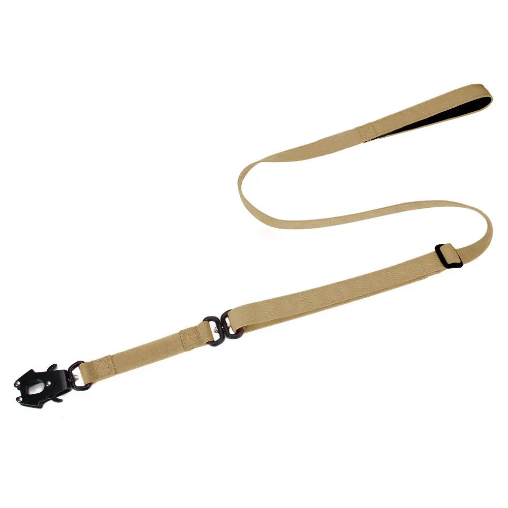 Tactical Quick-Release Nylon Dog Leash — Frog Clip