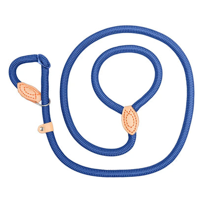 Nylon Dog Training Leash — Heavy-Duty P-Chain Lead for Outdoor Walking S M L XL