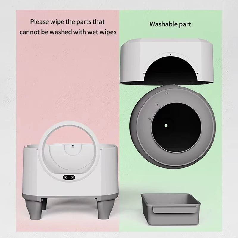Automatic Self-Cleaning Cat Litter Box