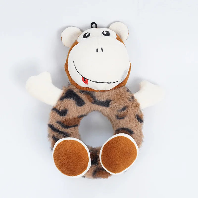 Squeaky Dog Plush Toys | Soft Chew Toy | 6 Colors