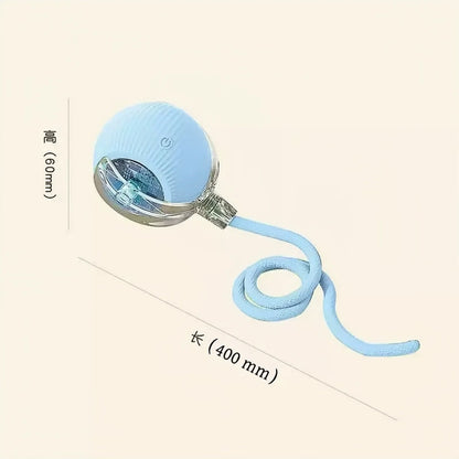 Smart Pet Dog Cat Toy Usb Chargeable Interactive Toy Ball Automatic Glowing  Cat Toy