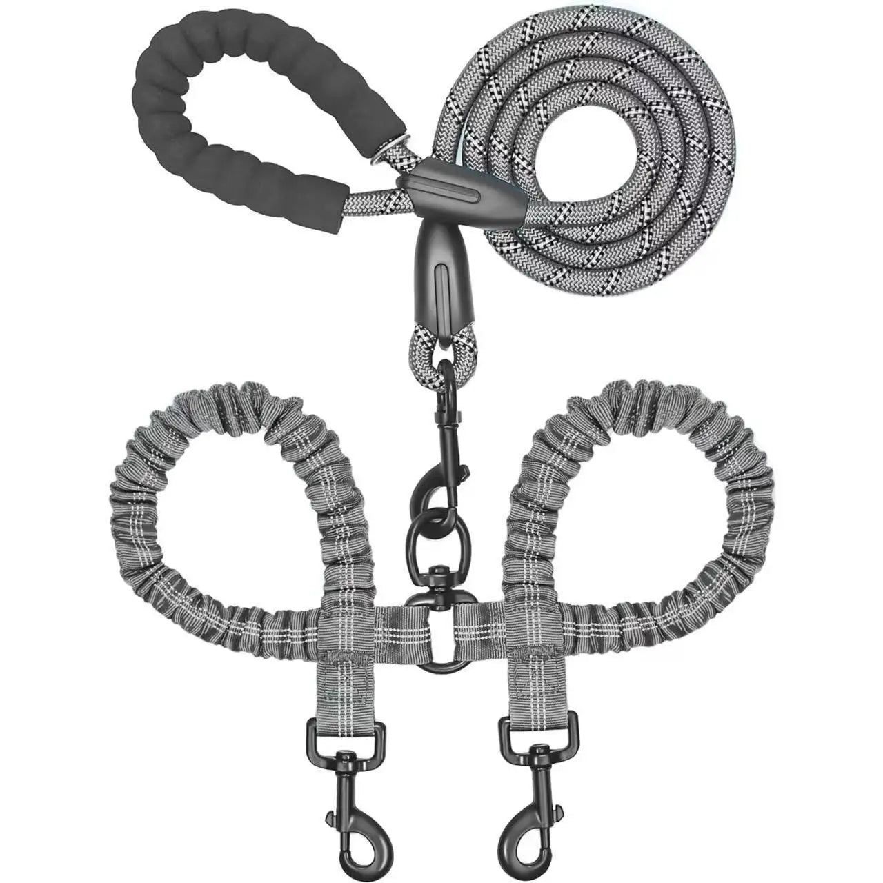 Retractable Nylon Dog Leash — 3m, Ergonomic Handle