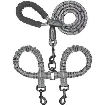 Retractable Nylon Dog Leash — 3m, Ergonomic Handle