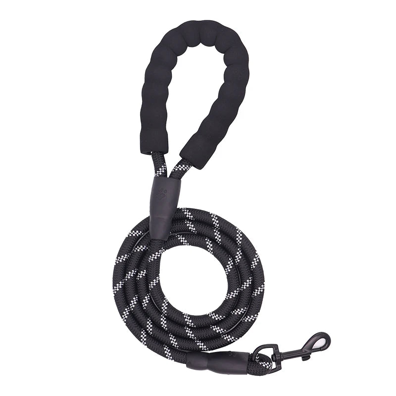 No-Pull Dog Leash | Reflective Soft Padded Nylon Training Lead