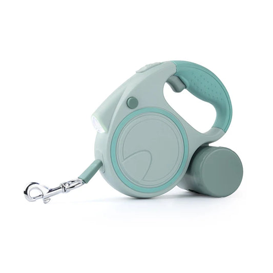 Retractable Dog Leash 5M/16ft — Tangle-Free Walking Lead with One-Button Lock